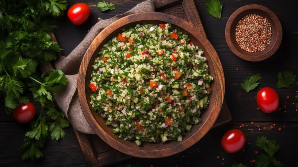 smoked trout tabouleh