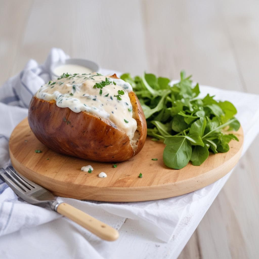 Smoked Trout Jacket Potato