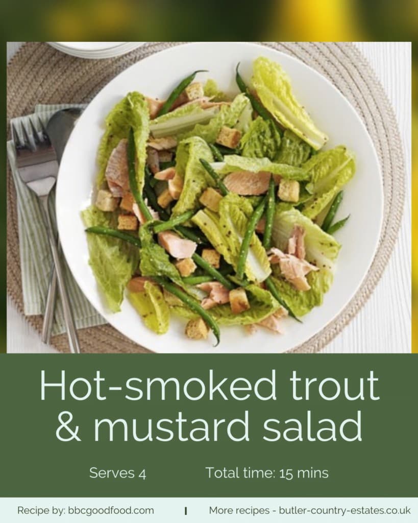 trout and mustard salad