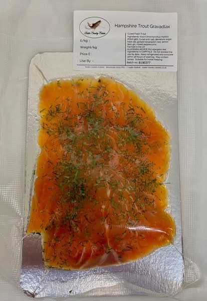 trout gravadlax from butler country estates
